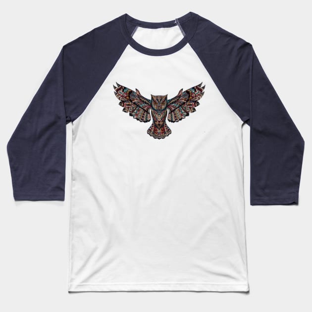 Owl Baseball T-Shirt by DrDesign